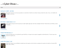 Tablet Screenshot of cyber-dicas.blogspot.com