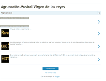 Tablet Screenshot of agrupacionmusicalvirgendelosreyes.blogspot.com