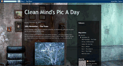 Desktop Screenshot of cleanmindspicaday.blogspot.com