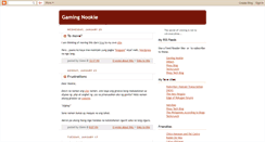 Desktop Screenshot of gamingnookie.blogspot.com