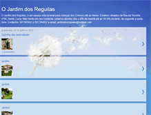Tablet Screenshot of jardimdosreguilas.blogspot.com