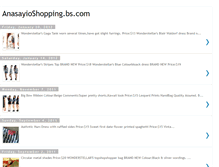 Tablet Screenshot of aniasayoshopping.blogspot.com
