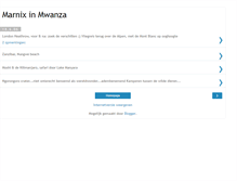 Tablet Screenshot of marnixinmwanza.blogspot.com