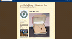 Desktop Screenshot of oxfordcountygemshow.blogspot.com