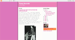 Desktop Screenshot of fussyrecords.blogspot.com