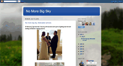 Desktop Screenshot of nomorebigsky.blogspot.com