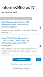 Mobile Screenshot of informe24horastv.blogspot.com