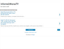 Tablet Screenshot of informe24horastv.blogspot.com