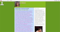 Desktop Screenshot of educacaoinfantileseusdesafios.blogspot.com