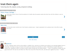 Tablet Screenshot of knotthemagain.blogspot.com