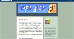 Desktop Screenshot of coyotesplatter.blogspot.com