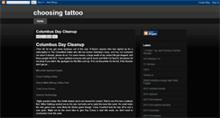 Desktop Screenshot of choosing-tattoo.blogspot.com