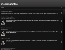 Tablet Screenshot of choosing-tattoo.blogspot.com