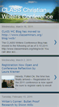 Mobile Screenshot of classchristianwritersconference.blogspot.com