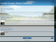 Tablet Screenshot of classchristianwritersconference.blogspot.com