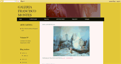 Desktop Screenshot of galeriafranciscomontes.blogspot.com