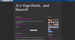 Desktop Screenshot of jlsyogaworld.blogspot.com