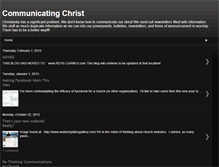 Tablet Screenshot of commchrist.blogspot.com