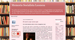 Desktop Screenshot of memoriasocialistaleonesa.blogspot.com