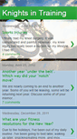 Mobile Screenshot of knightsintraining.blogspot.com