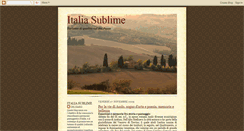 Desktop Screenshot of italiasublime.blogspot.com