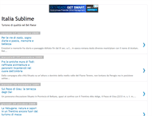 Tablet Screenshot of italiasublime.blogspot.com