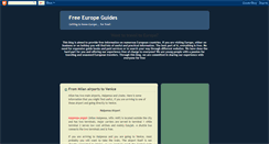 Desktop Screenshot of freeeuropeguides.blogspot.com