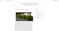 Desktop Screenshot of nwgardennotes.blogspot.com