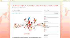Desktop Screenshot of escolamacieira.blogspot.com