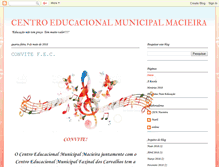 Tablet Screenshot of escolamacieira.blogspot.com