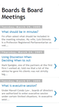 Mobile Screenshot of boardmeetings.blogspot.com