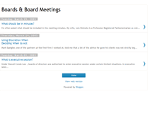 Tablet Screenshot of boardmeetings.blogspot.com