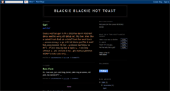 Desktop Screenshot of blackieblackiehottoast.blogspot.com