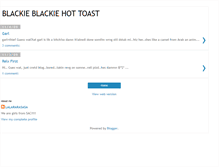 Tablet Screenshot of blackieblackiehottoast.blogspot.com