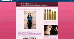 Desktop Screenshot of anamodabelleza.blogspot.com