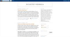 Desktop Screenshot of eclecticgeorgia.blogspot.com