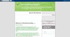Desktop Screenshot of internet-marketing-goldmine.blogspot.com