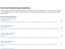 Tablet Screenshot of internet-marketing-goldmine.blogspot.com