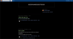 Desktop Screenshot of geovanegostoso.blogspot.com