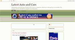 Desktop Screenshot of latestautoncars.blogspot.com