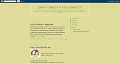 Desktop Screenshot of environment2energy.blogspot.com