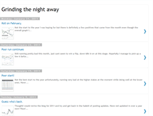 Tablet Screenshot of grindingthenightaway.blogspot.com