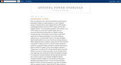Desktop Screenshot of antennapoweroverload.blogspot.com