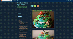 Desktop Screenshot of couturecakesbykristen.blogspot.com