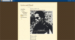 Desktop Screenshot of my-lyrics-chord.blogspot.com