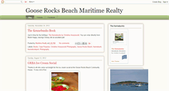 Desktop Screenshot of maritimerealtymainegooserocks.blogspot.com