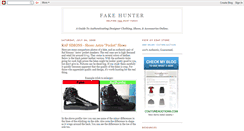 Desktop Screenshot of fakehunter.blogspot.com