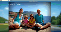 Desktop Screenshot of plentytopraise.blogspot.com