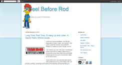 Desktop Screenshot of kneelbeforerod.blogspot.com
