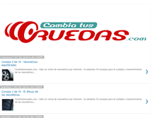 Tablet Screenshot of cambiatusruedas.blogspot.com